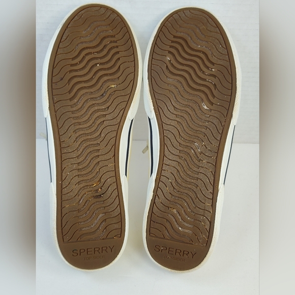 Sperry Women's Crest Vibe Bright Yellow Canvas Sneakers Size 6.5 - Picture 8 of 9